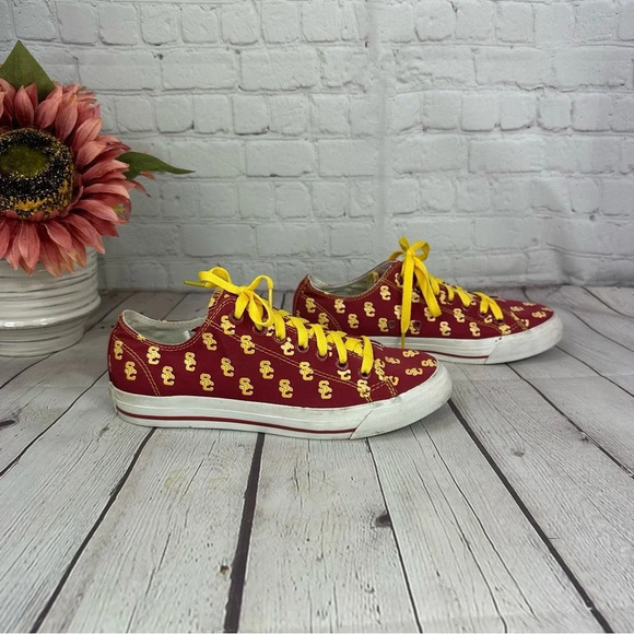 row one USC trojans canvas sneaker Size  men's 6 women's 7.5 - Picture 2 of 7